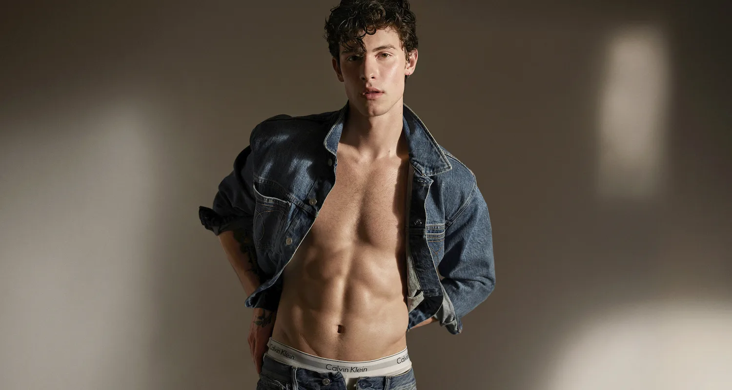 Shawn Mendes on getting his gear off for Calvin Klein … again