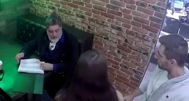 WATCH Matt Preston chuck his coffee