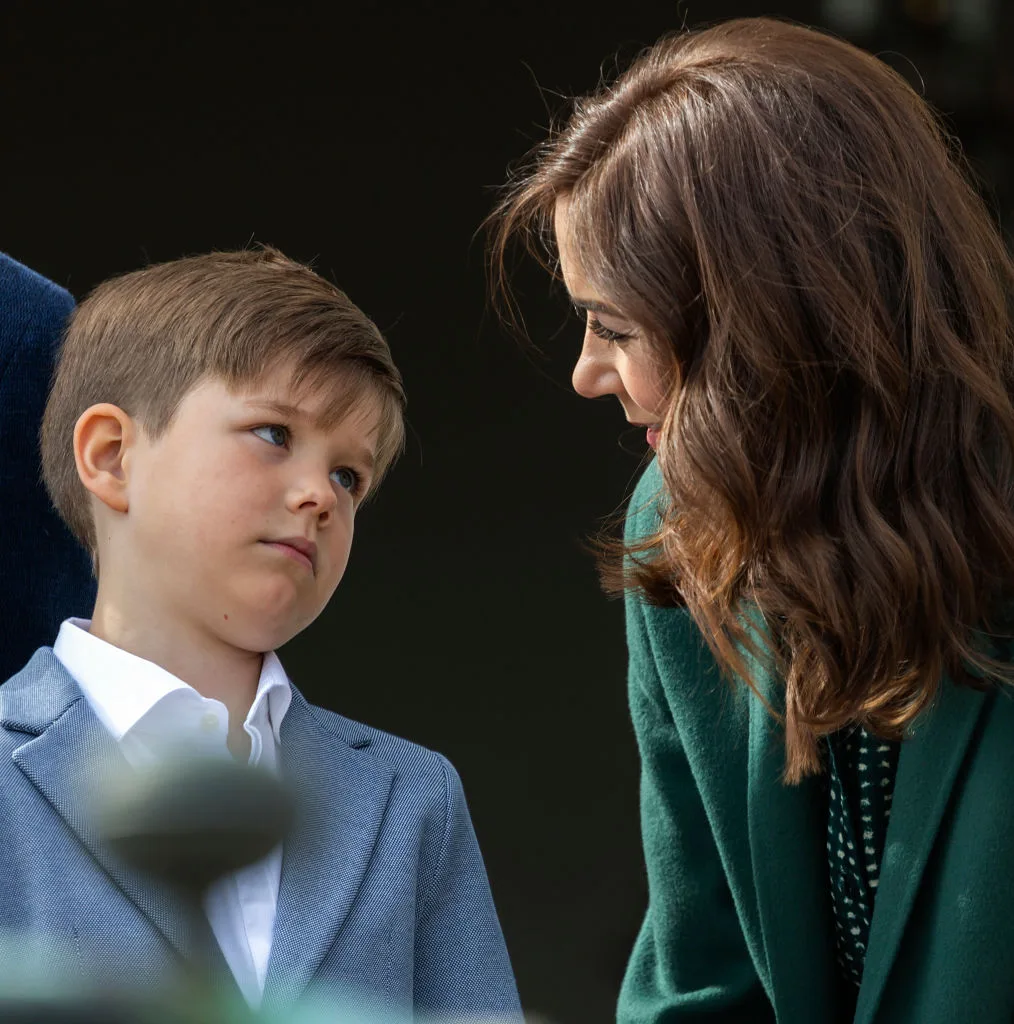 Queen Margrethe Of Denmark with Prince Vincent