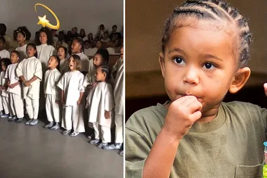Saint West has made his singing debut