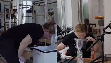 WATCH: A montage of Amy Schumer vomiting for three minutes straight