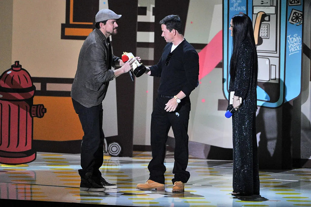 Channing Tatum with Jessie J at the MTV Movie Awards