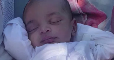 Kim Kardashian just shared the first photo of baby Psalm’s face
