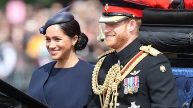 Archie Harrison was at Trooping the colour