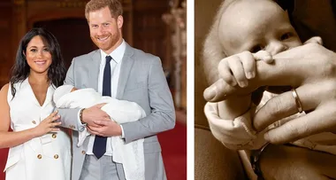 Meghan Markle just posted a photo Prince Harry holding Archie Harrison