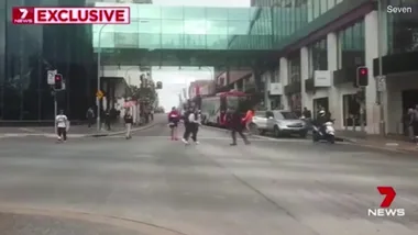 WATCH: Westfield horror caught on film as shoppers scatter
