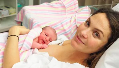 WATCH: Here’s the FIRST video of Laura Byrne and Matty J’s beautiful baby girl