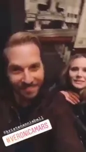 WATCH: Ryan Hansen and Kristen Bell on the set of Veronica Mars Revival