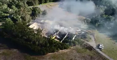 WATCH: Devastating house fire rips through Big Brother house