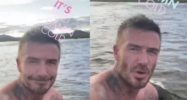 David Beckham just shared a topless photo and we’re struggling to breathe