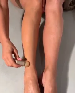 Kim Kardashian uses her KKW Beauty body makeup to cover psoriasis