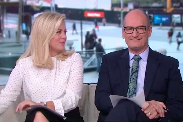 Samantha Armytage and David Koch