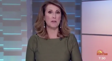WATCH: Quick thinking Sam Armytage saves the day as Nat Barr chokes live on air