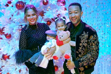 OMG! Chrissy Teigen hints at baby number three