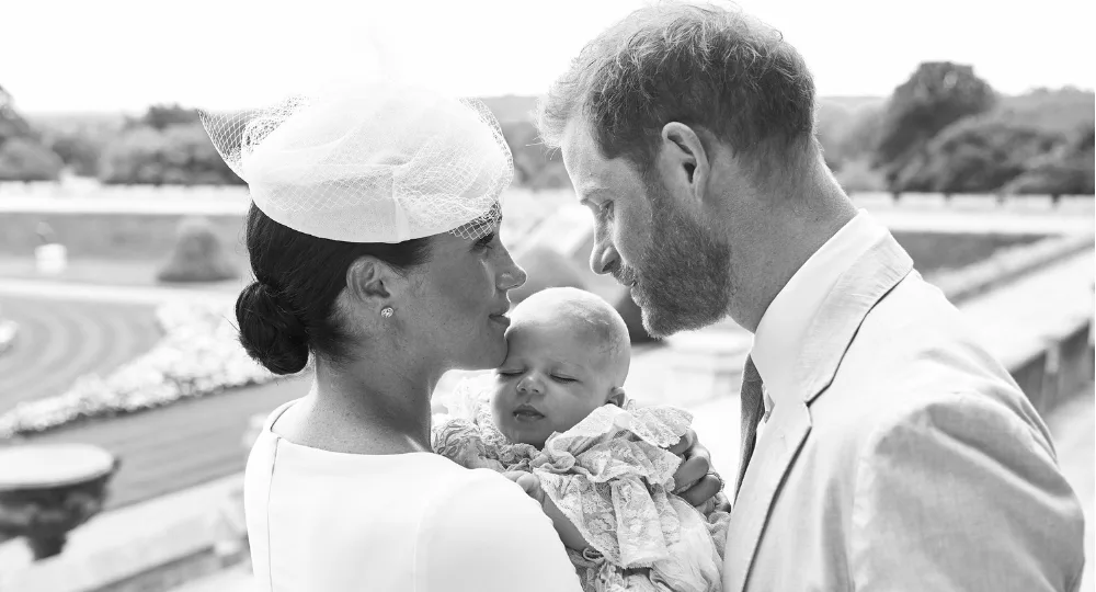 Prince Harry and Meghan Markle release baby Archie's christening PHOTOS!
