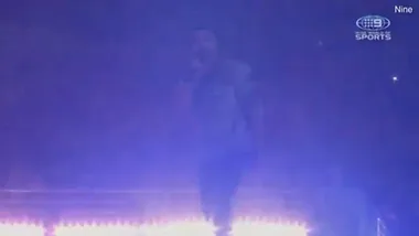 Guy Sebastian performs at State of Origin