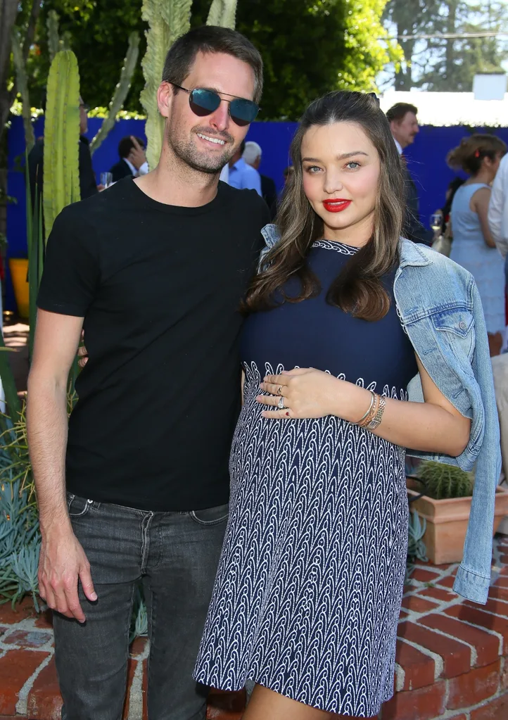 Miranda Kerr and husband Evan Spiegel.