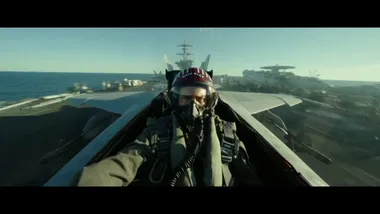 Top Gun: Maverick starring Tom Cruise.