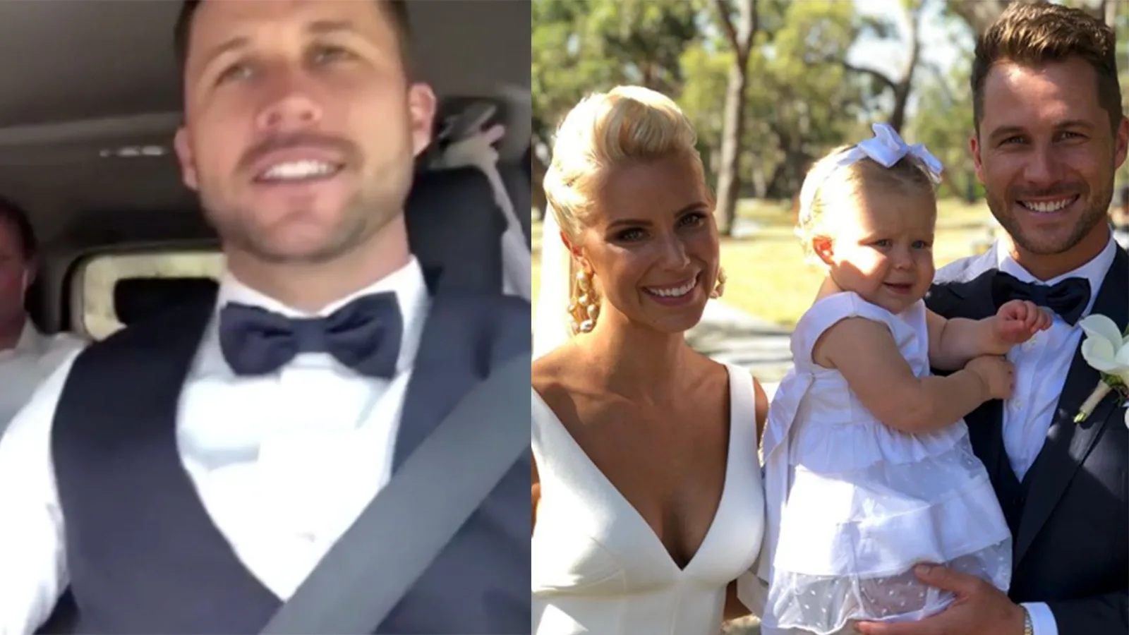 Neighbours star Scott McGregor wedding video