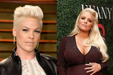 Pink rushes to Jessica Simpson’s defence after being cruelly trolled by mum shamers