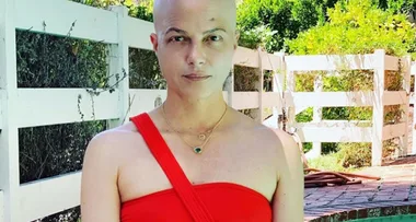 Selma Blair poses in a stunning red bikini amidst Multiple Sclerosis battle