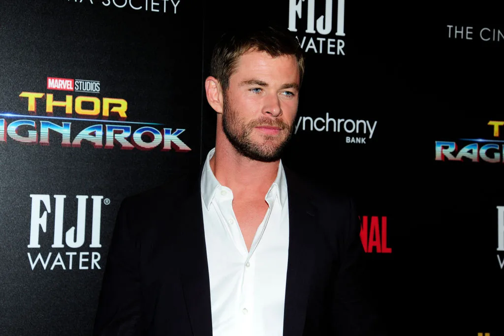 Chris Hemsworth at a screening of Marvel Studios'