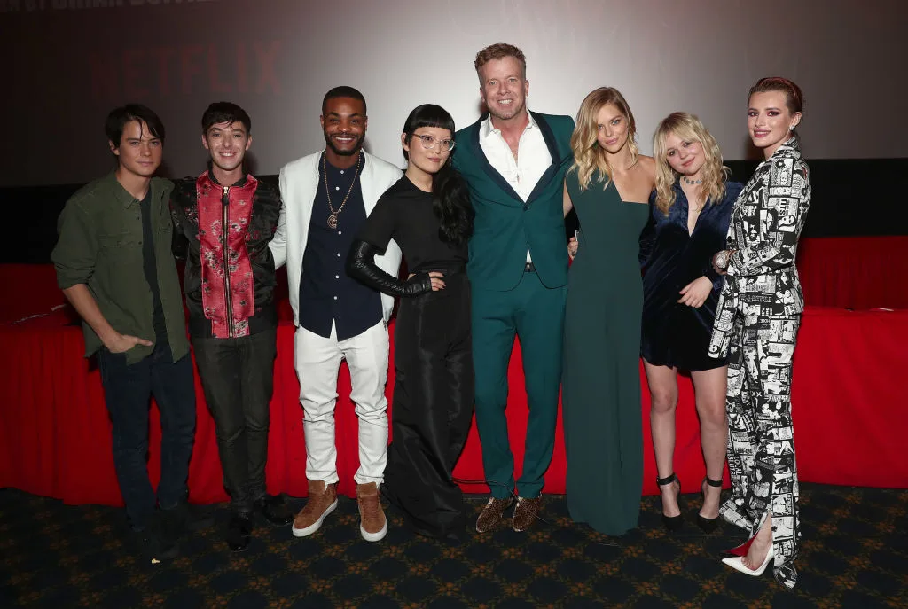 Samara Weaving at 'The Babysitter' screening