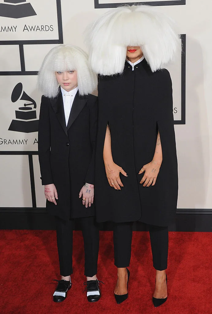 Sia and Maddie Ziegler at the 57th GRAMMY Awards