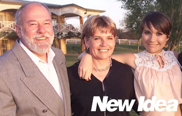 Belinda Emmett with her parents