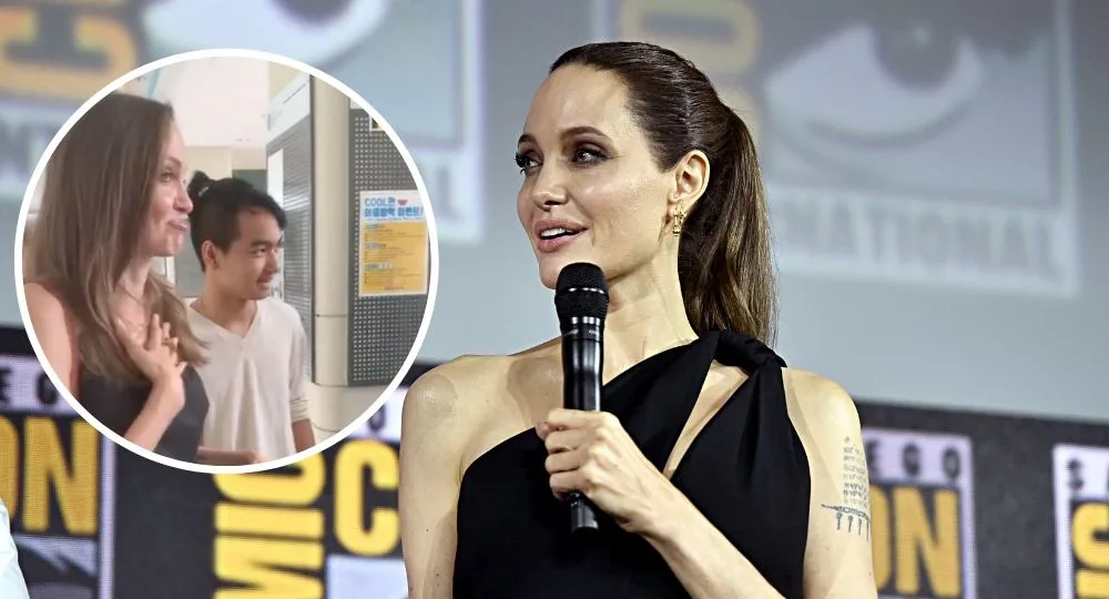 WATCH: Angelina Jolie breaks down after dropping her son Maddox off at university