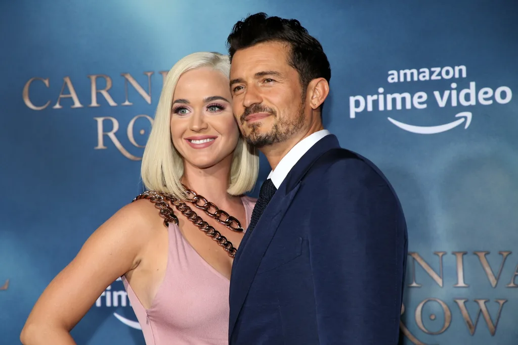 Orlando Bloom and Katy Perry at the premiere of Carnival Row