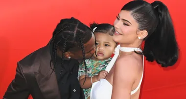 Stormi Webster, one, helps Travis Scott promote new doc with Kylie Jenner