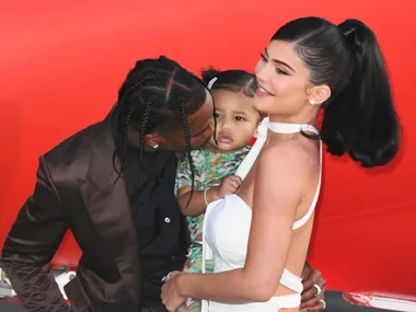 Stormi makes red carpet debut with Kylie Jenner and Travis Scott