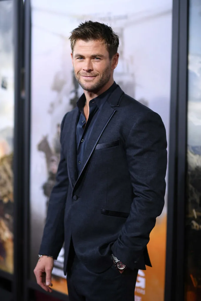 Chris Hemsworth pictured at the '12 Strong' world premiere