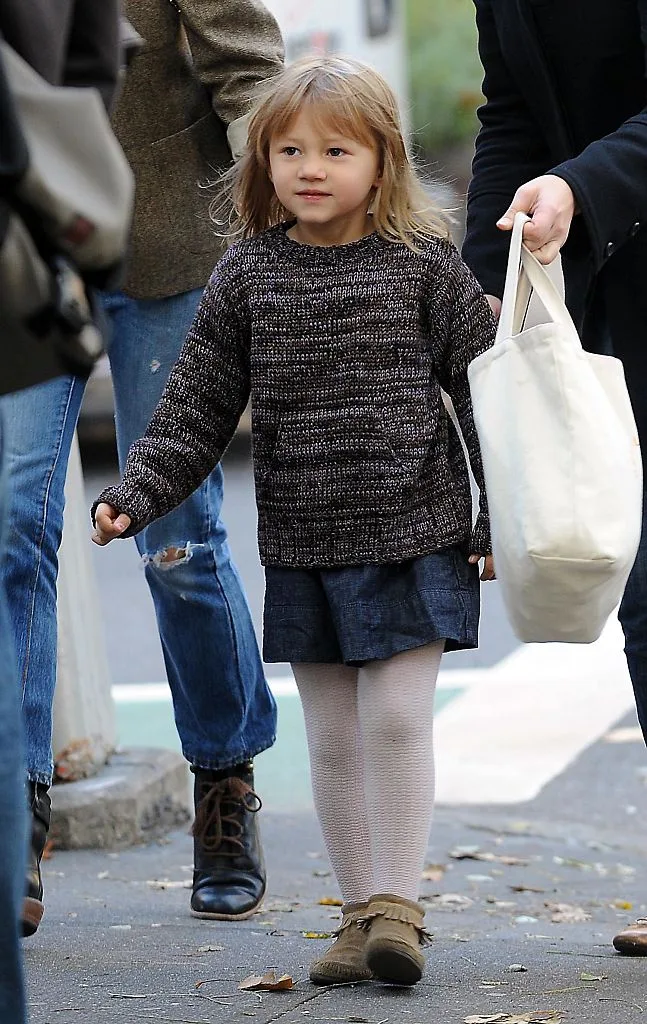Michelle Williams and Matilda in Brooklyn, New York