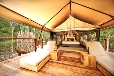 WHO goes glamping
