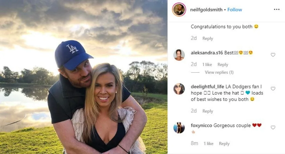 Carly Bowyer is dating Aussie actor Neil Goldsmith