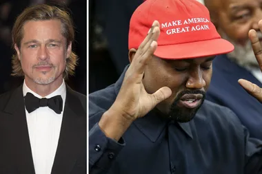 Brad Pitt has joined the Church of Kanye