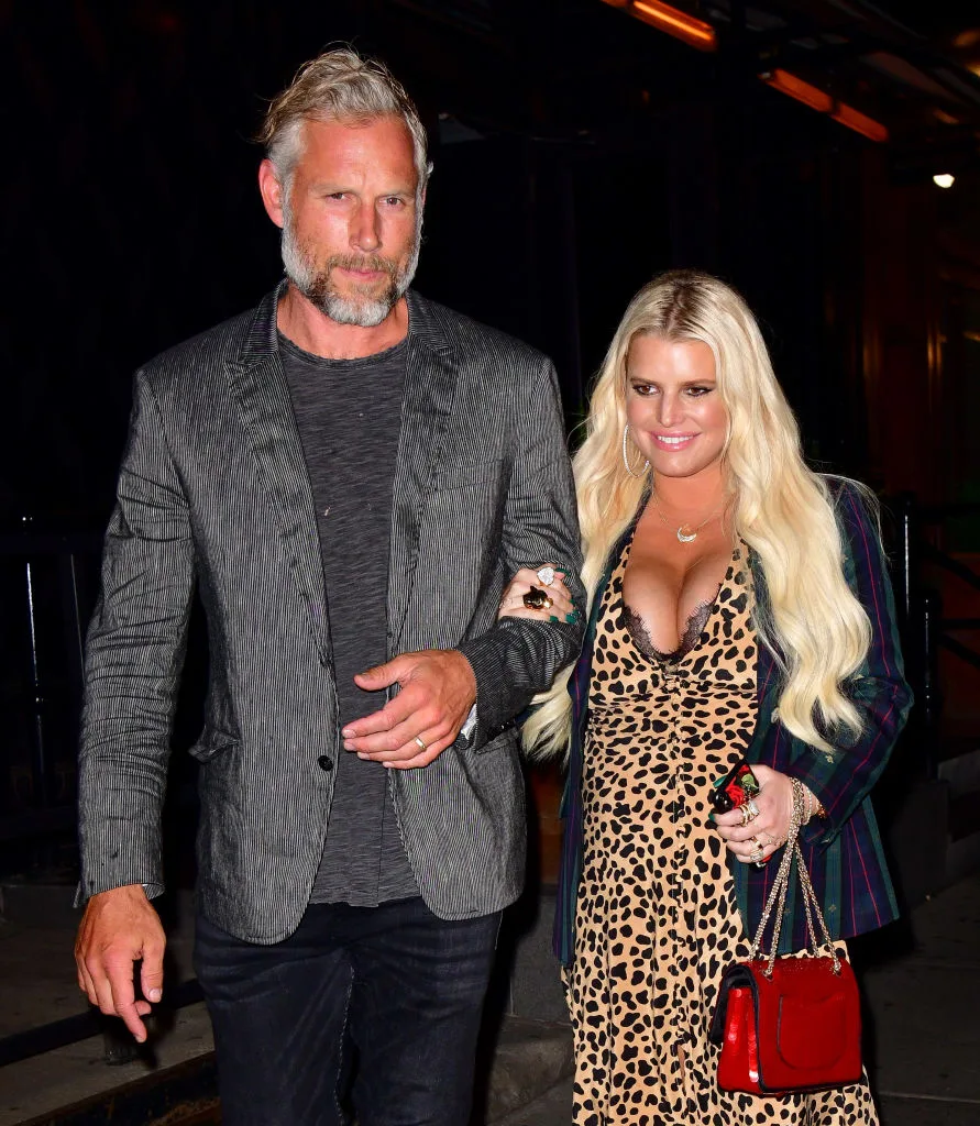 Jessica Simpson and current husband Eric Johnson