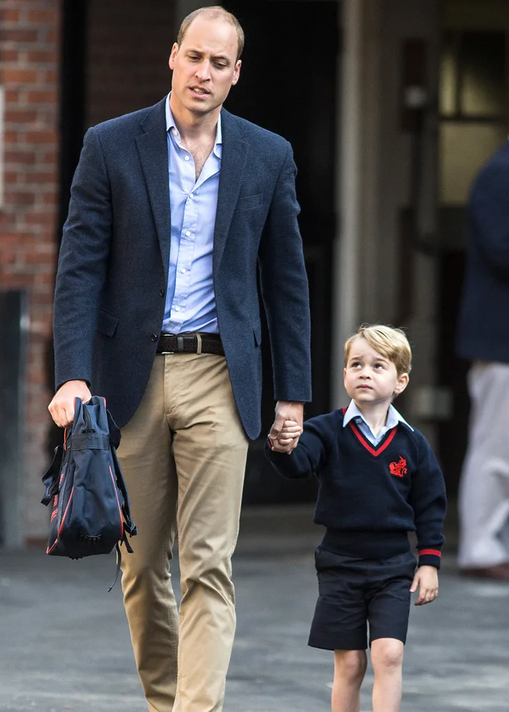 Prince George first day of school, Prince William