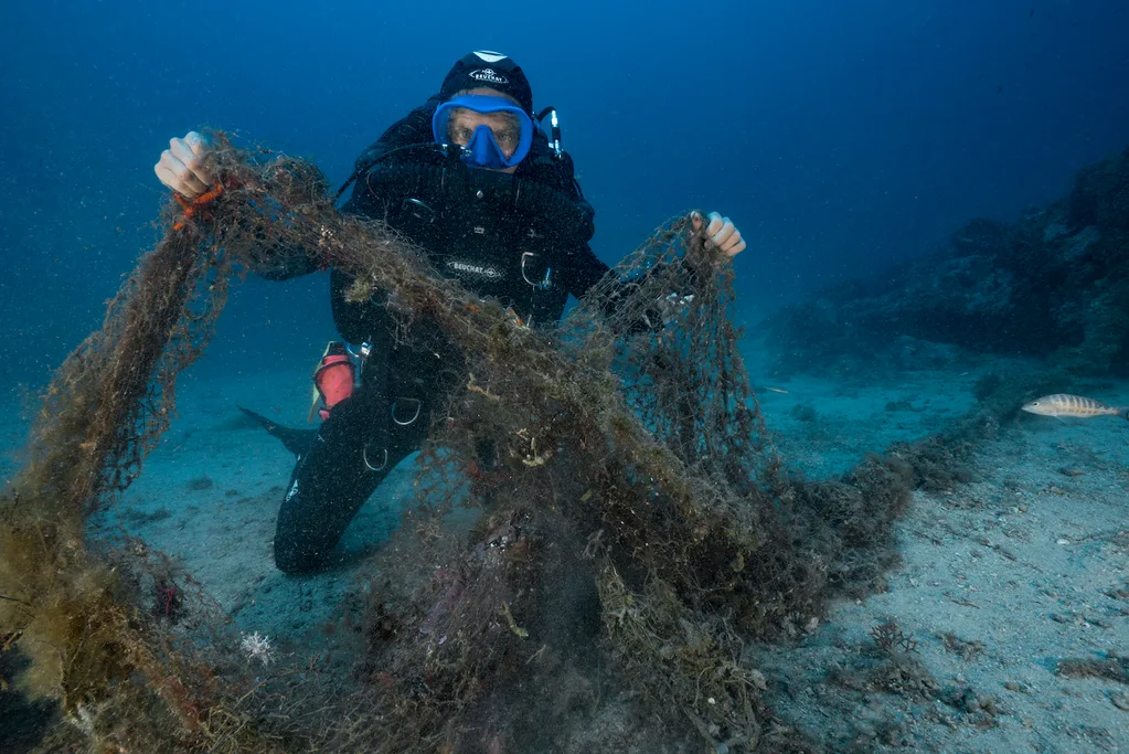 Gill nets are being upcycled into sunglasses to clear ocean waste