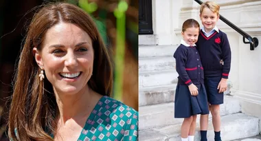 Kate Middleton shares NEW photo of Prince George and Princess Charlotte as they head to school