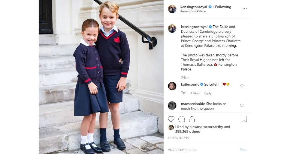 Prince George and Princess Charlotte