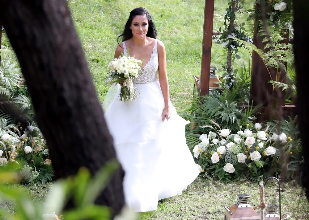 Married At First Sight 2020 brunette bride and bored groom Sydney