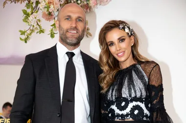 Rebecca and Chris Judd welcome a new family member