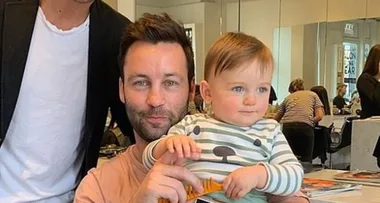 Jimmy Bartel takes son for his first haircut