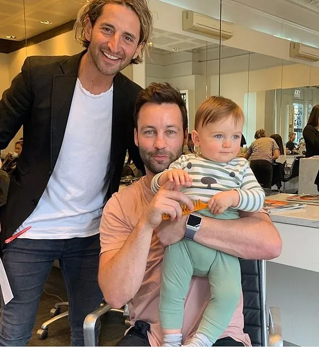 Jimmy Bartel takes son for his first haircut