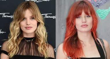 Georgia May Jagger debuts new flame red hair
