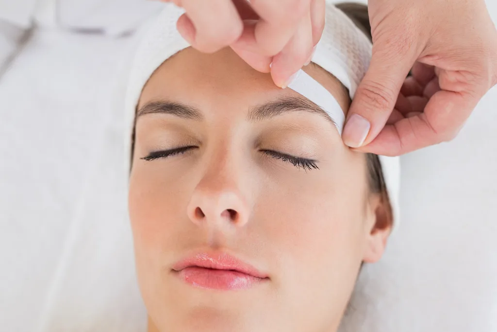 Eyebrow waxing