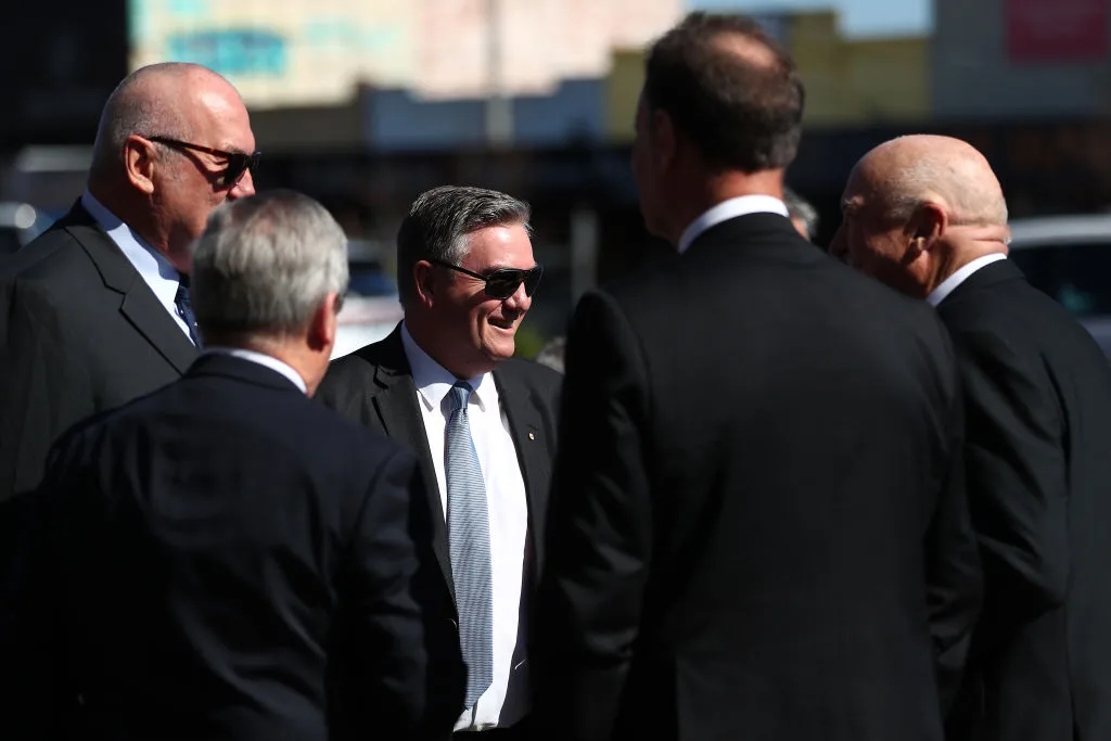 Eddie McGuire was also there